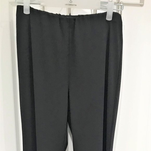 Folio Women Black Dress Pants Elastic Waist Excellent Condition Size M - Picture 4 of 6